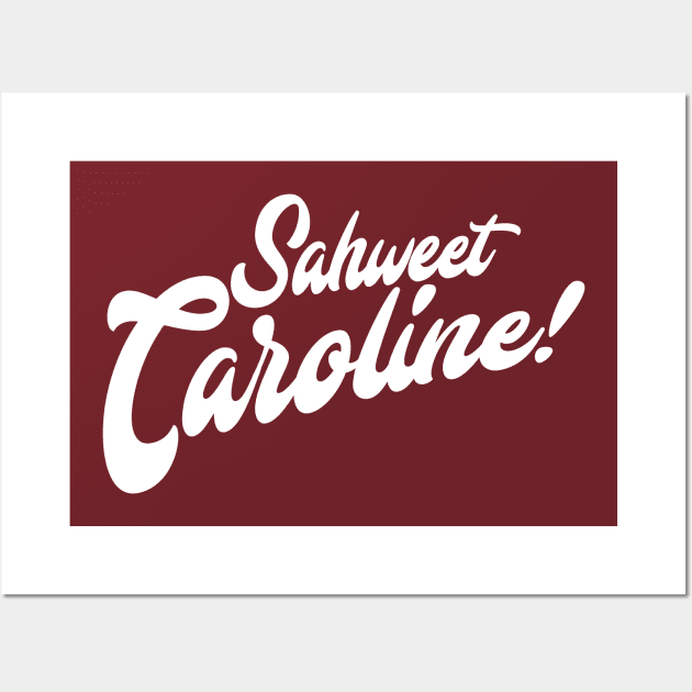 Sahweet Caroline Script Wall Art by Mudge